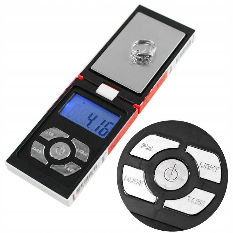 Elektronická Klenotnická Váha Balíček Cigaret Marlboro LCD 0,01 g 500 g