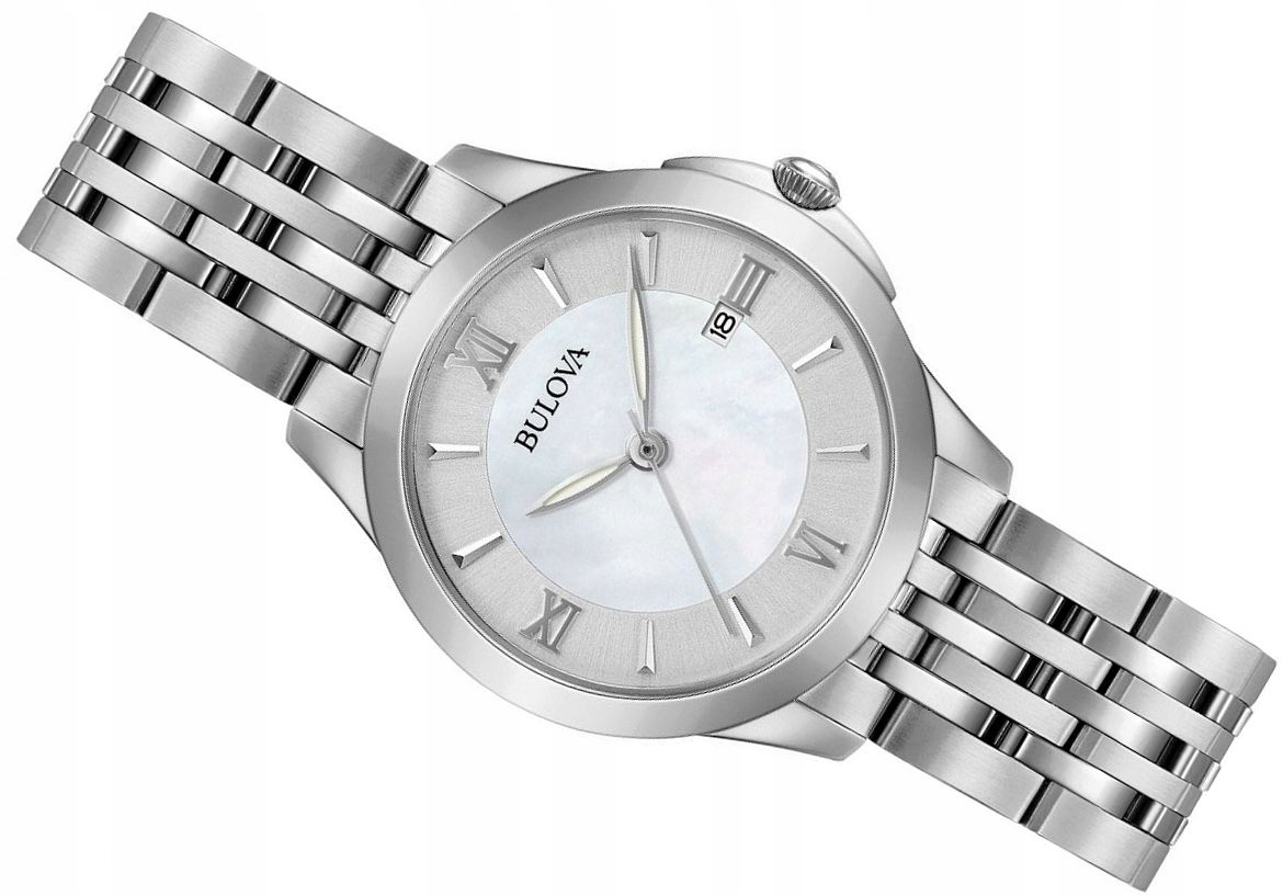 Zegarek Damski Bulova 96M151 Pearl Dial