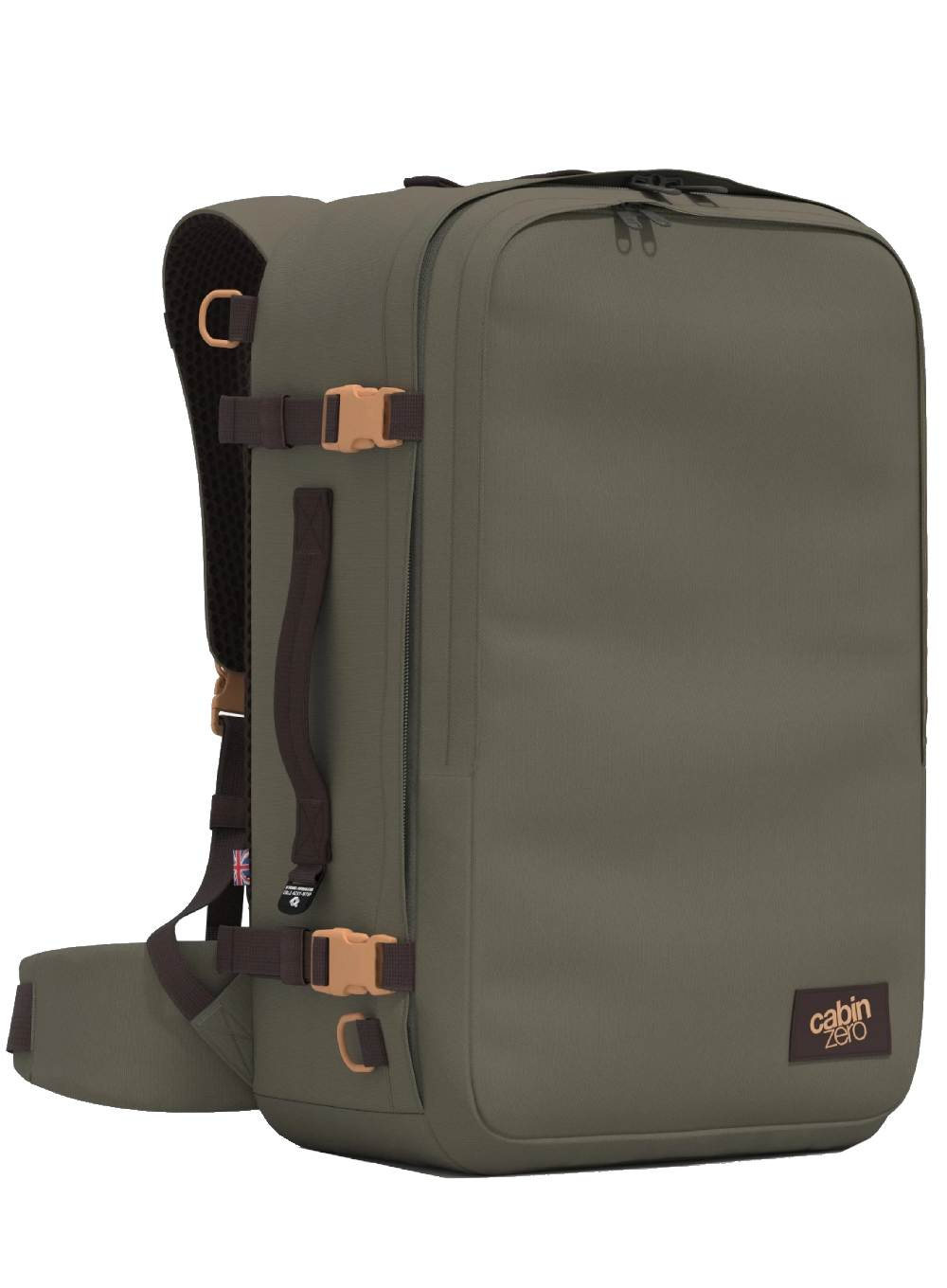 Batoh příruční taška CabinZero Classic Pro 42 l šedý vřes