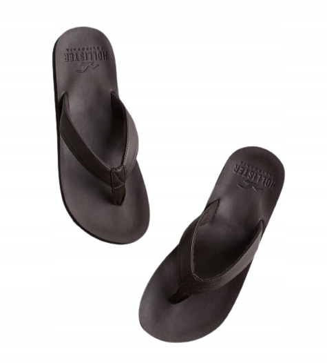 žabky Hollister XL 44/45 eko kůže