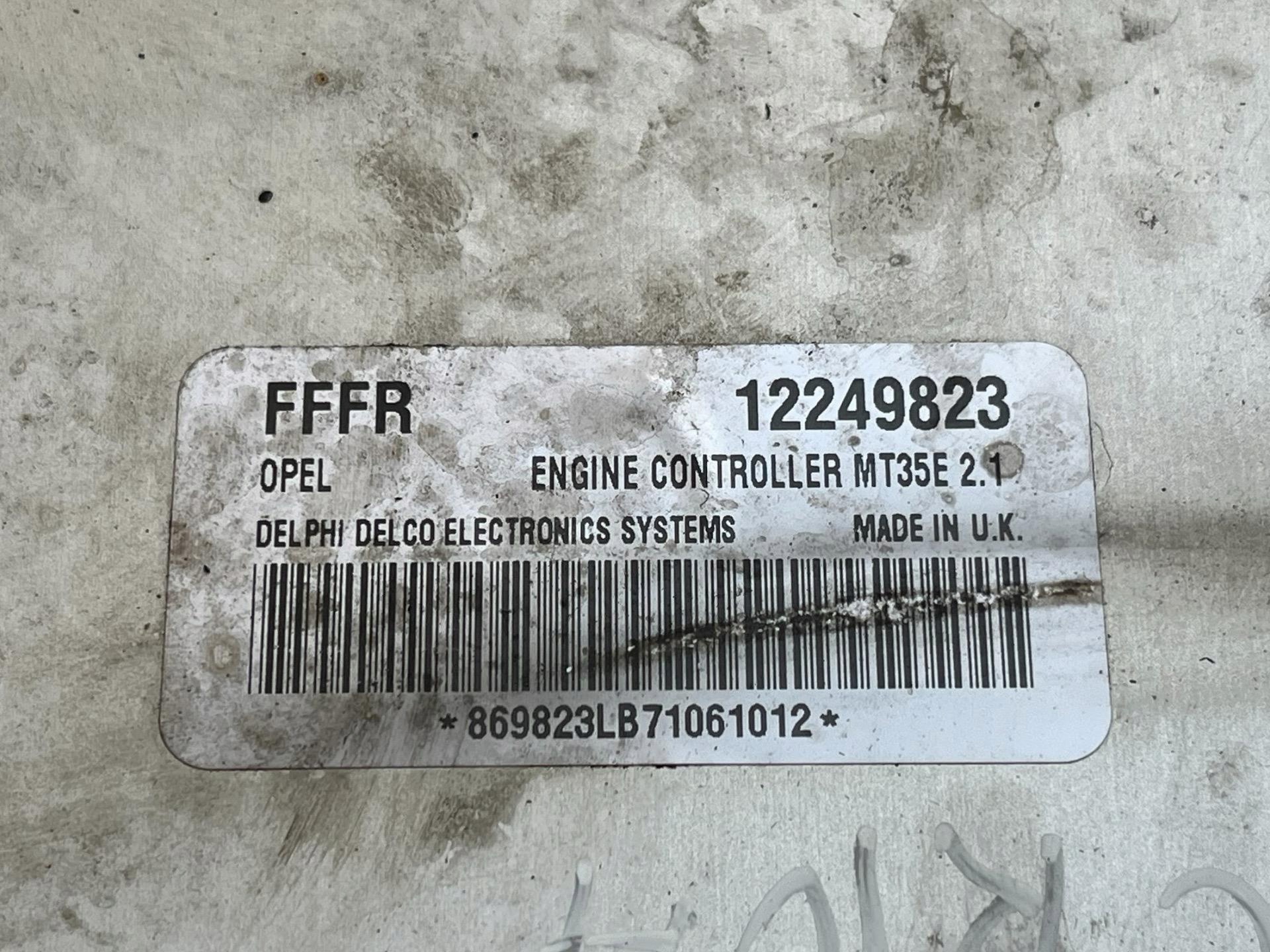 Montaggio startowy Opel Meriva A facelift 2007 12249823
