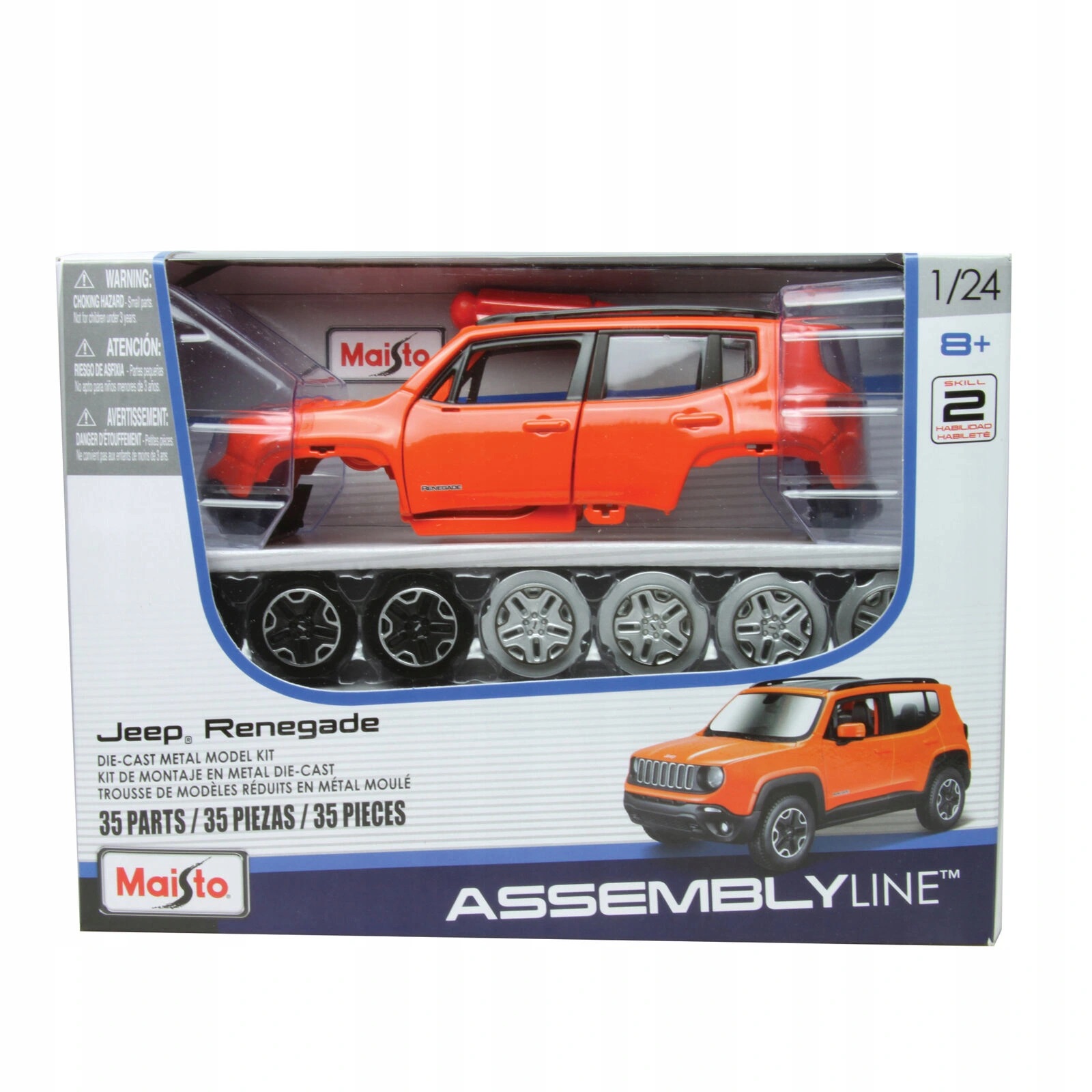 

Model Do Składania Jeep Renegade 1:24 Maisto 39282