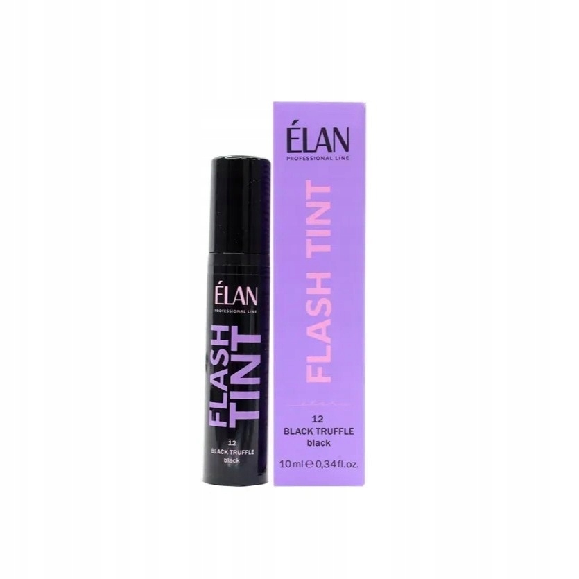 Barva na obočí a řasy Elan Flash Tint č. 12 Black Truffle, 10 ml
