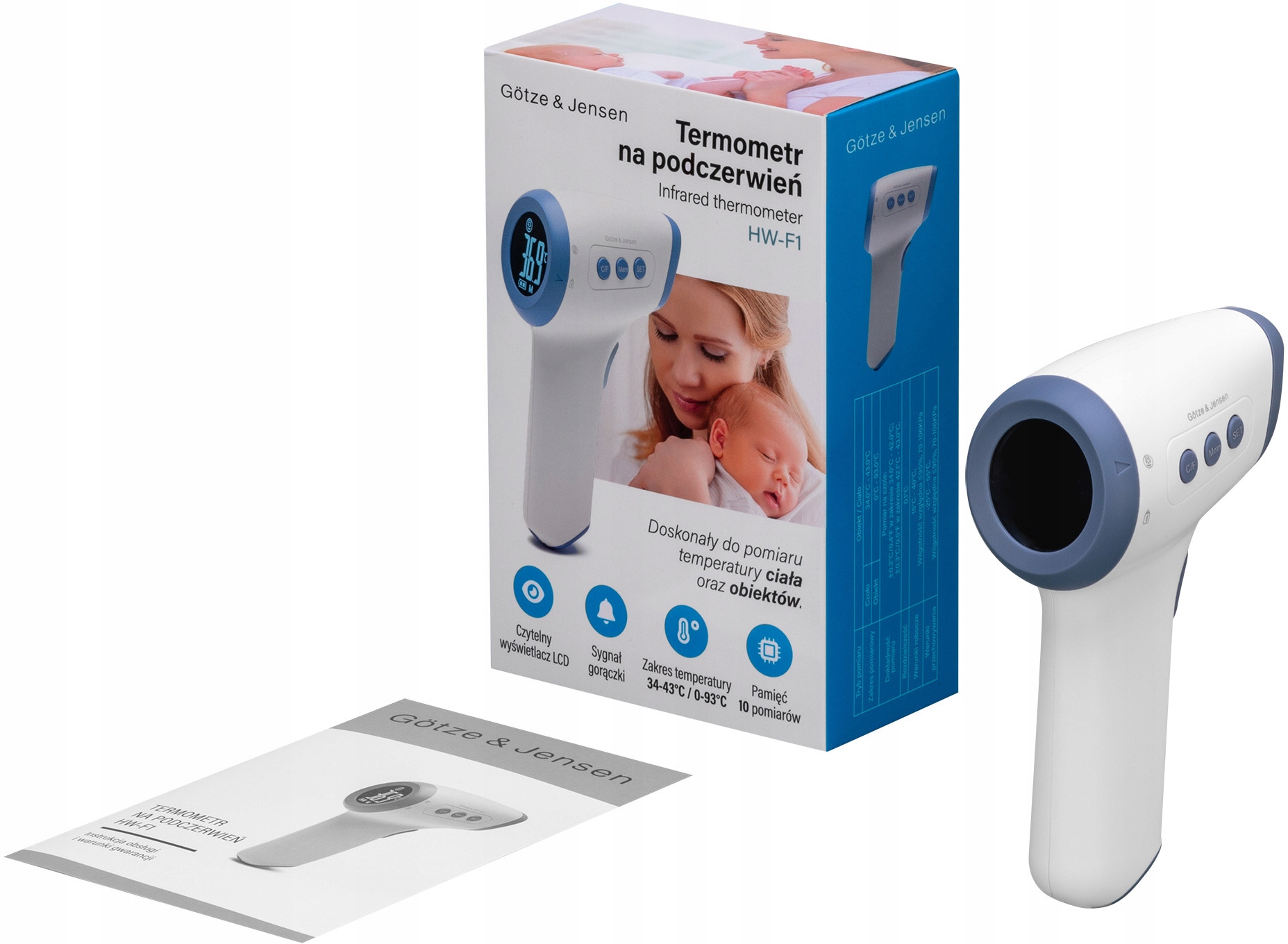 Termometr elektroniczny Götze & Jensen HW-F1