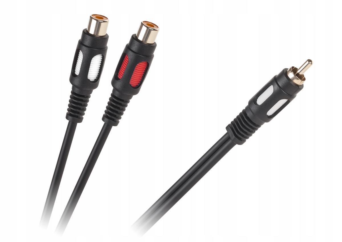 Kabel 1RCA- 2 gniazda Rca 25cm Lechpol Electronics