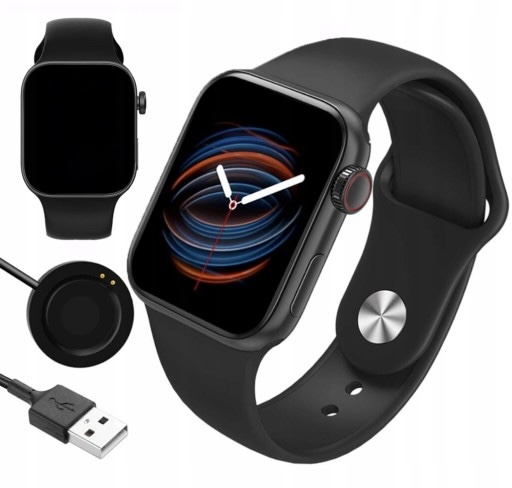 Zegarek Smartwatch Sport T55+ Czarny Damski/męski