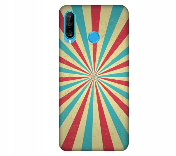 

Etui pokrowiec Huawei P30 Lite Retro wzór cyrk