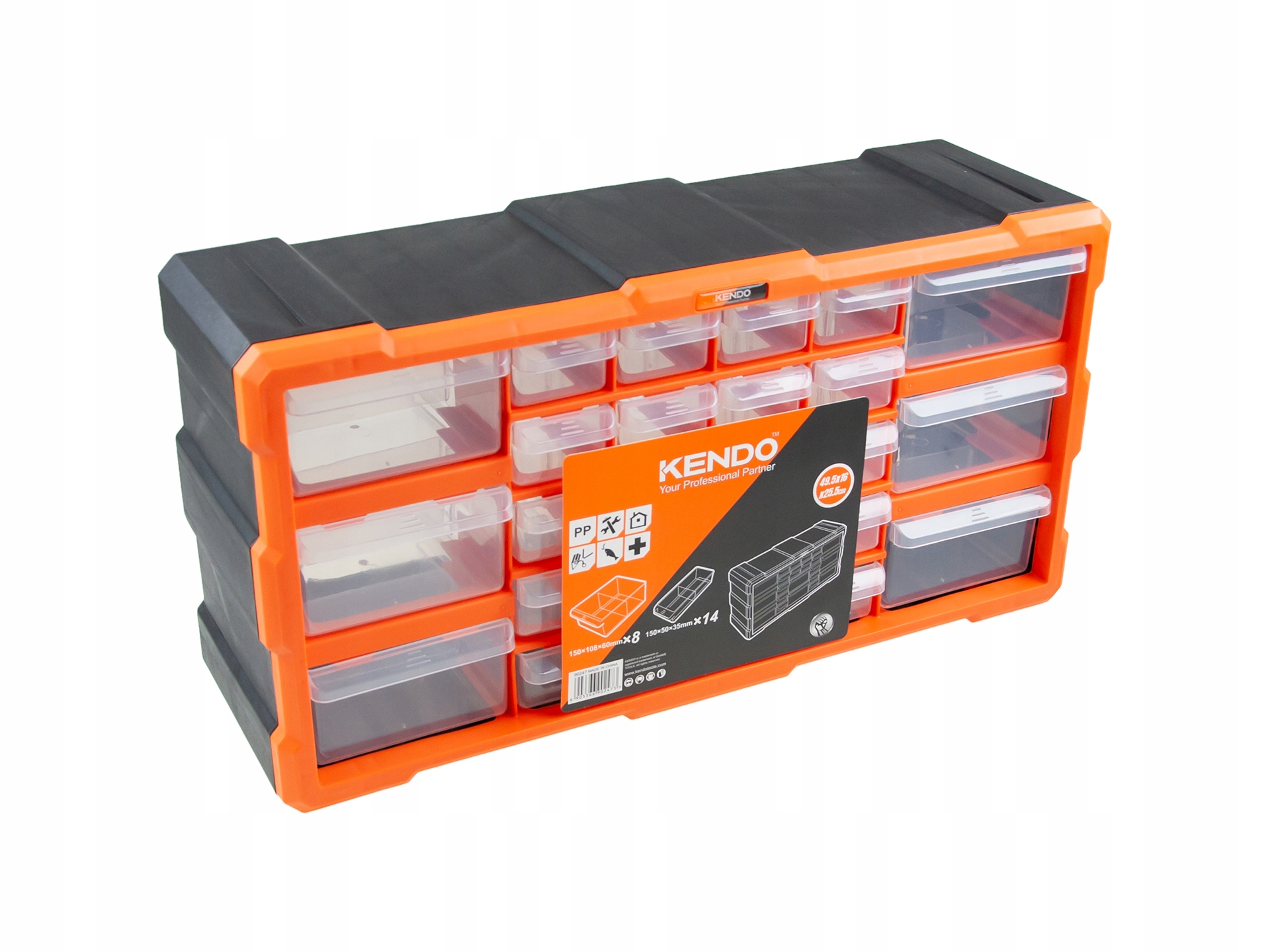 ORGANIZER 22 SZUFLADKOWY POLIWEGLAN SKRZYNKA