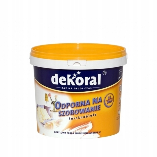 Vnútorná Latexová Emulzia Dekoral Akrylit V Plus Biela 10L 5EMDL.BIA10
