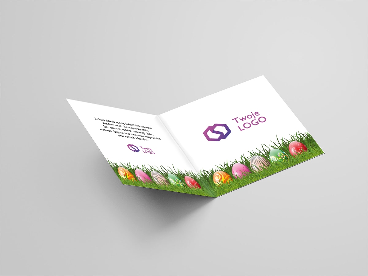 FIRMOWE KARTKI ŚWIĄTECZNE WIELKANOCNE BIZNESOWE Z LOGO KREATOR ONLINE 50szt Kod producenta FIRMOWE KARTKI ŚWIĄTECZNE WIELKANOC BIZNESOWE