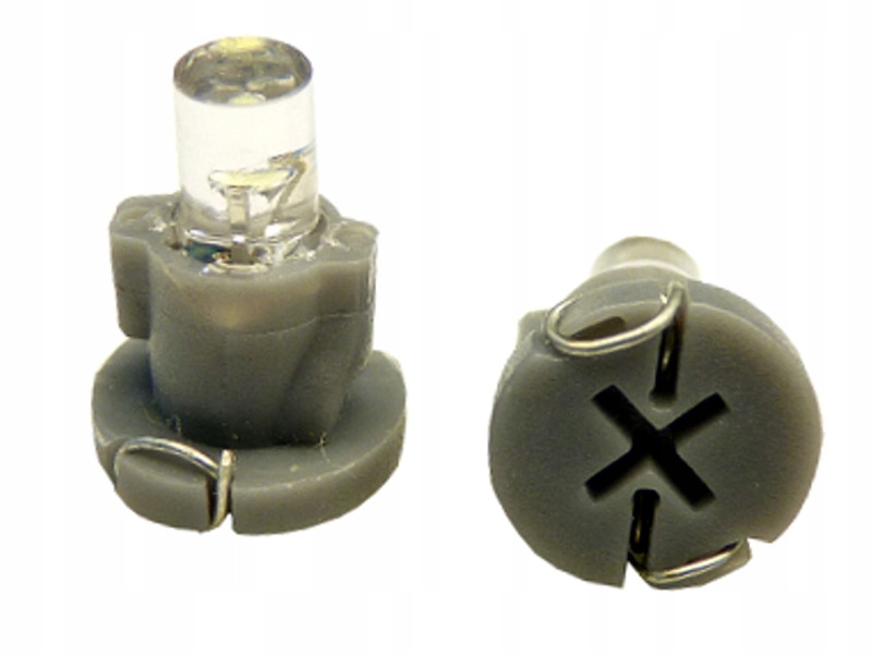 

żarówka Led T4 R4 ok 9,5 mm 1,2w 12v niebieska