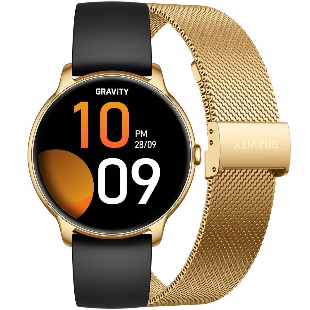 Smartwatch Gravity Złoty Pasek Bransoleta GT31-2