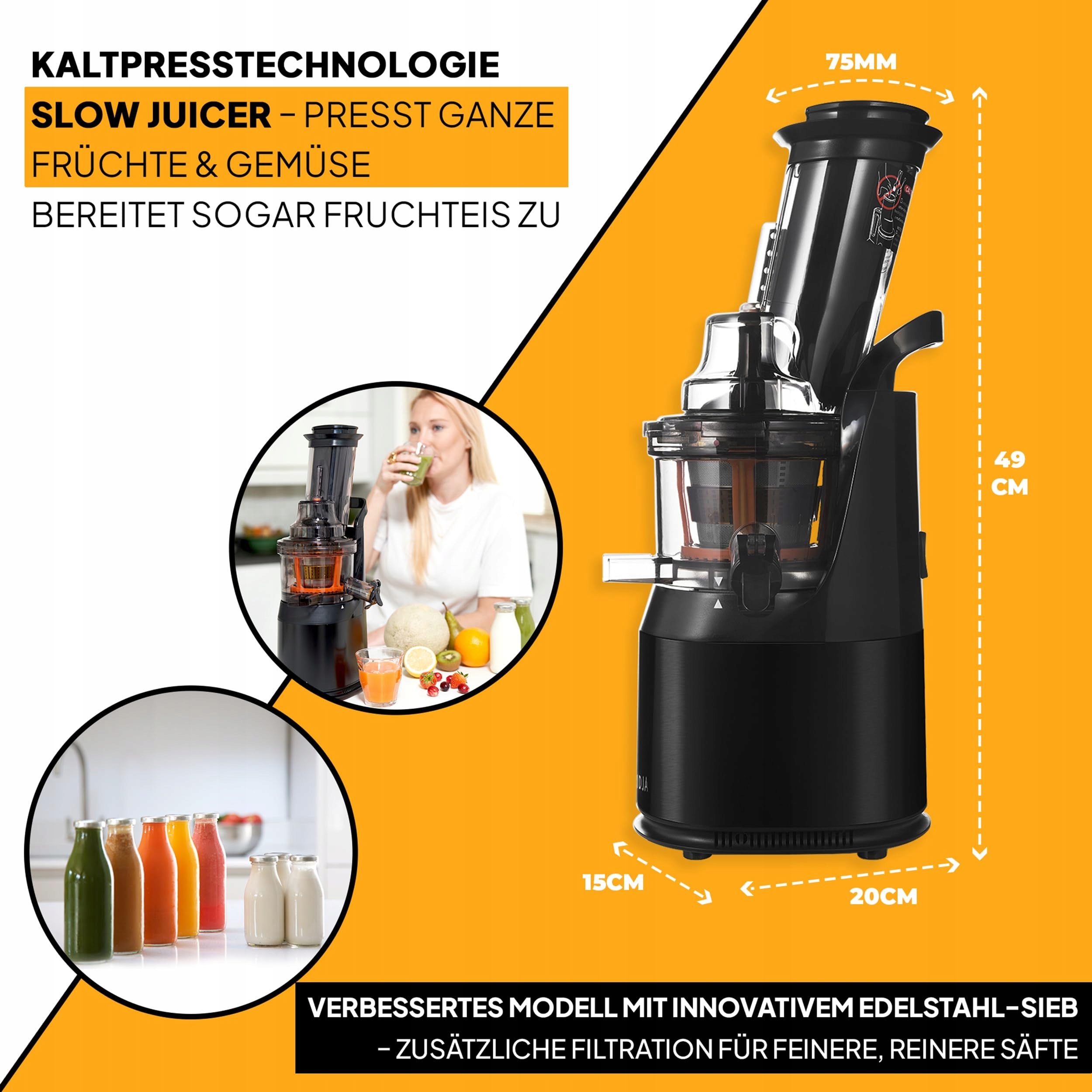 Short Version: Electric Juicer 240W BPA Free — miniatura 4