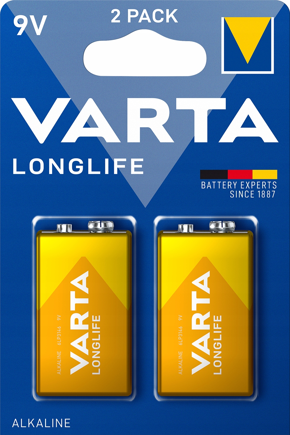 

Bateria alkaliczna Varta 9V (6F22) 2 szt.