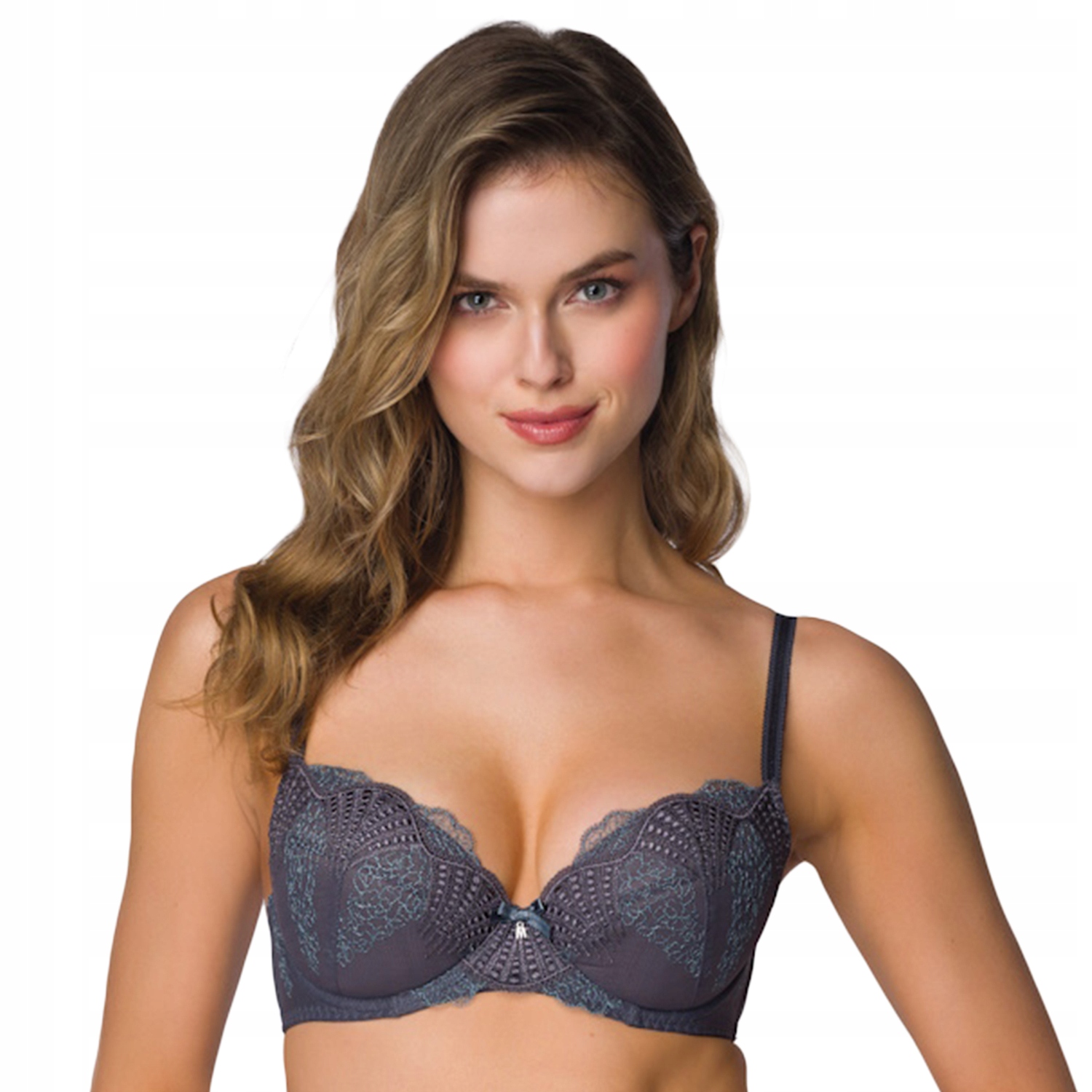 Mat 3930/11 Melisande šedá 90B Push-up podprsenka