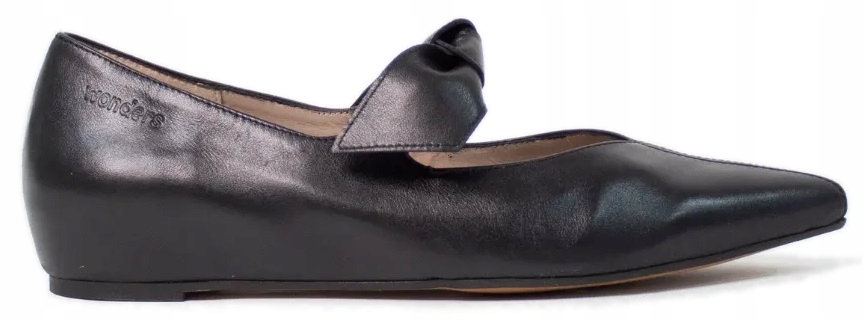 Černé Kožené Dámské Baleríny Z Lehké Dámské Kůže, Módní Wonders, Velikost 36
