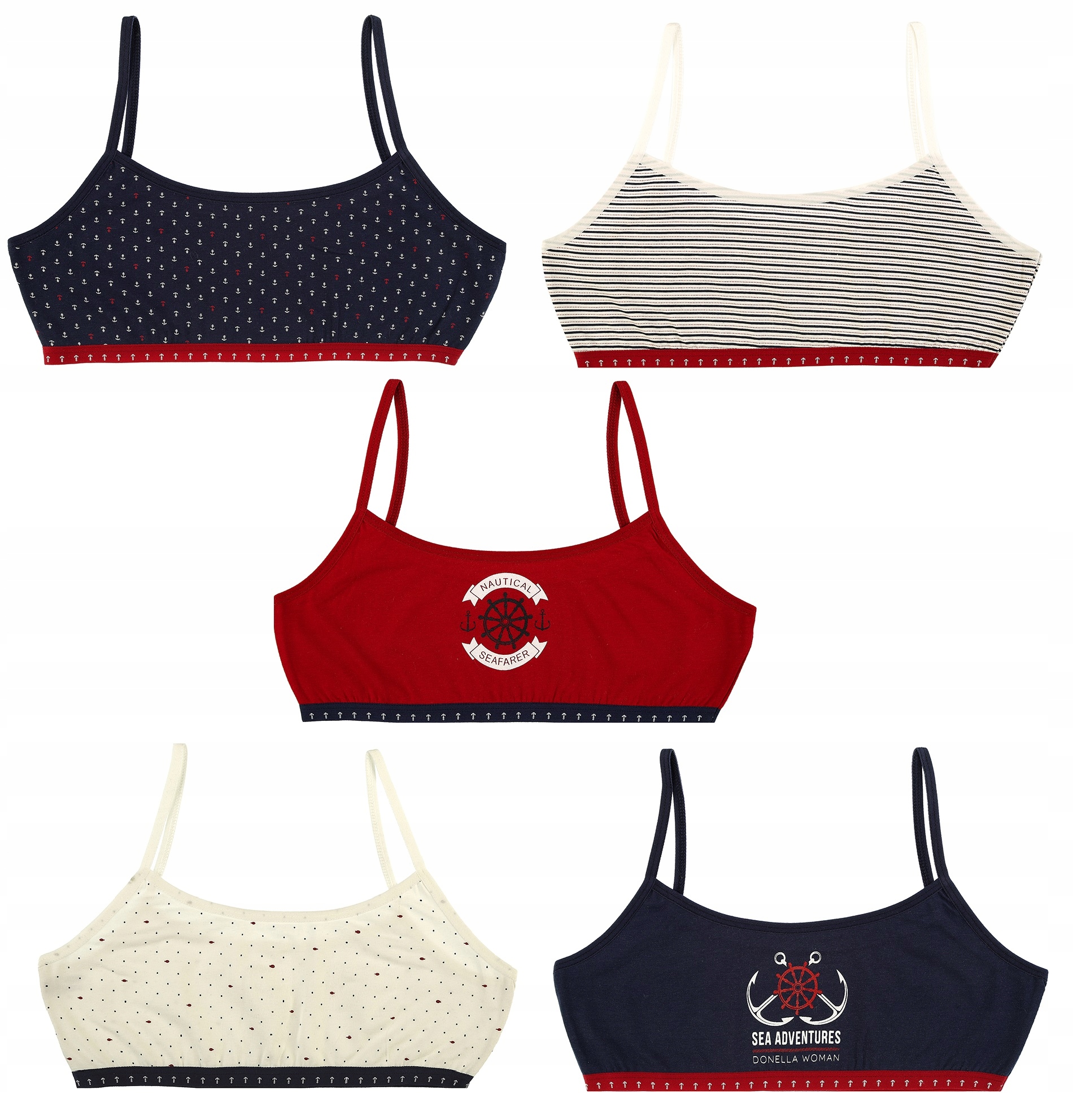 

biustonosz top stanik koty 5 szt 14 15 lat