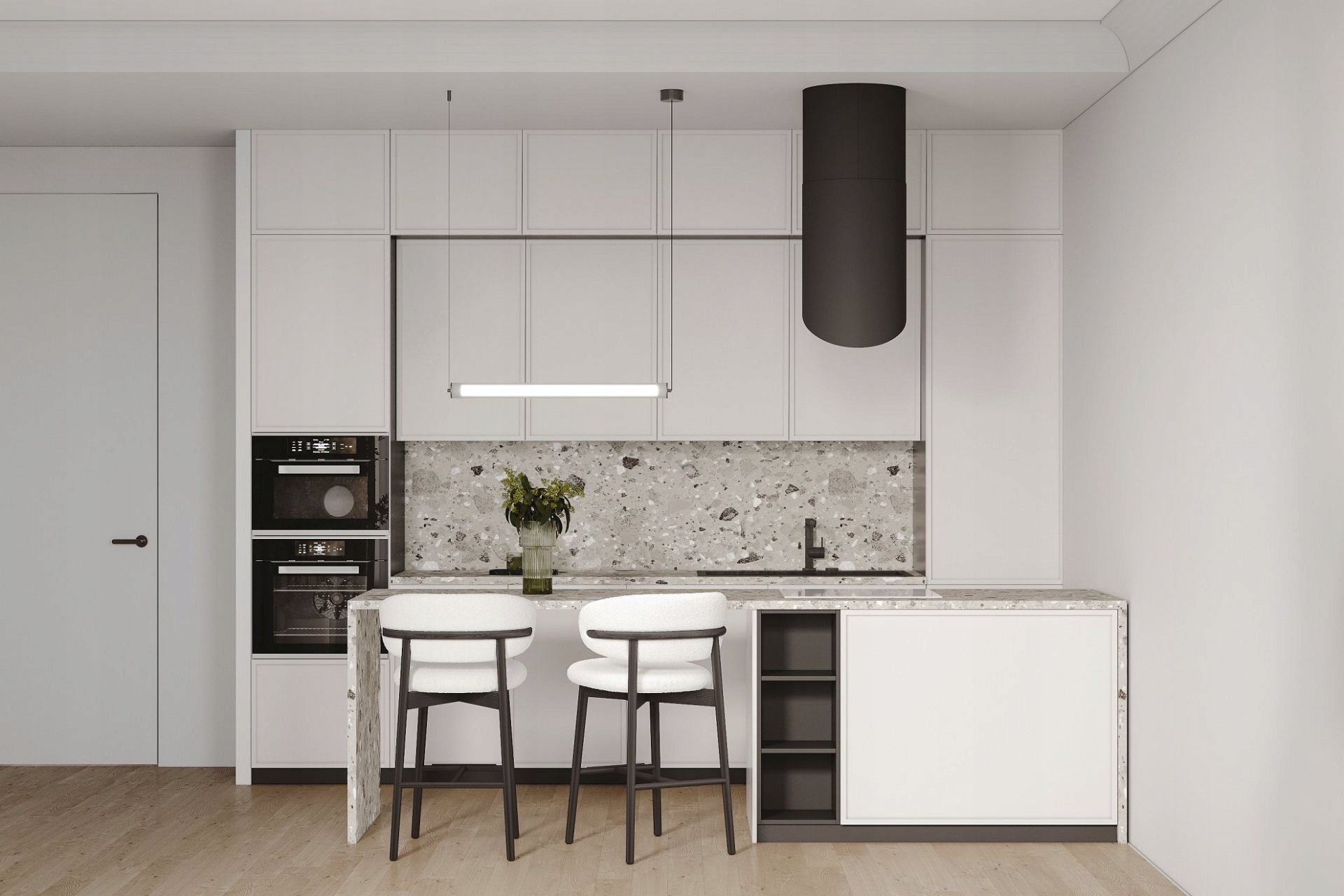 Okap wyspowy Nortberg Hiro Black Matt 40 cm Marka Nortberg