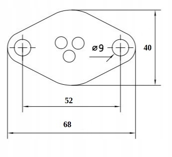 Zaślepka EGR 1.9 CDTi OPEL Vectra C Zafira B EAN (GTIN) 5904689295120