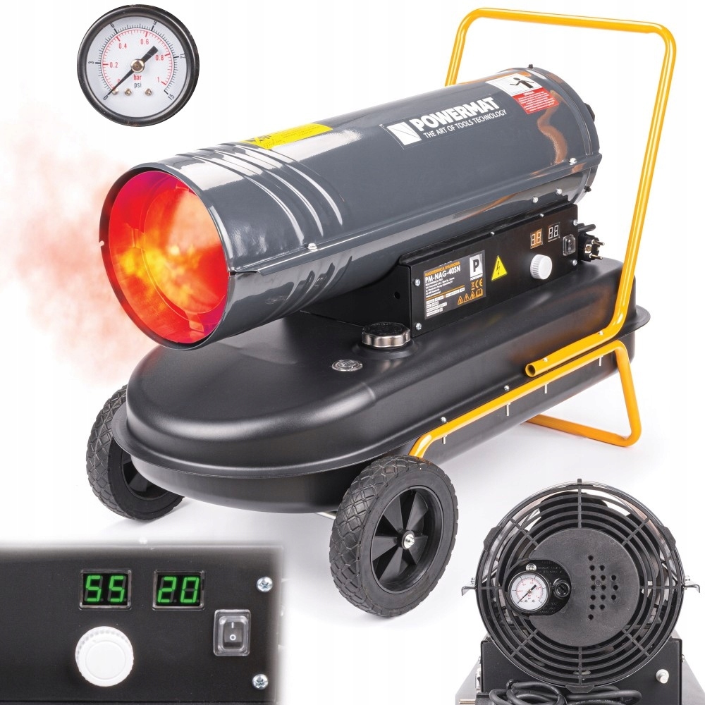 Benzínový Olejový Ohřívač Dmychadla 40 Kw