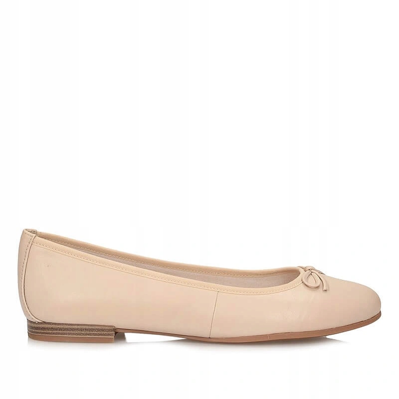 Dámské baleríny Tamaris 1-22116-41 251 nude, nazouvací, kožené