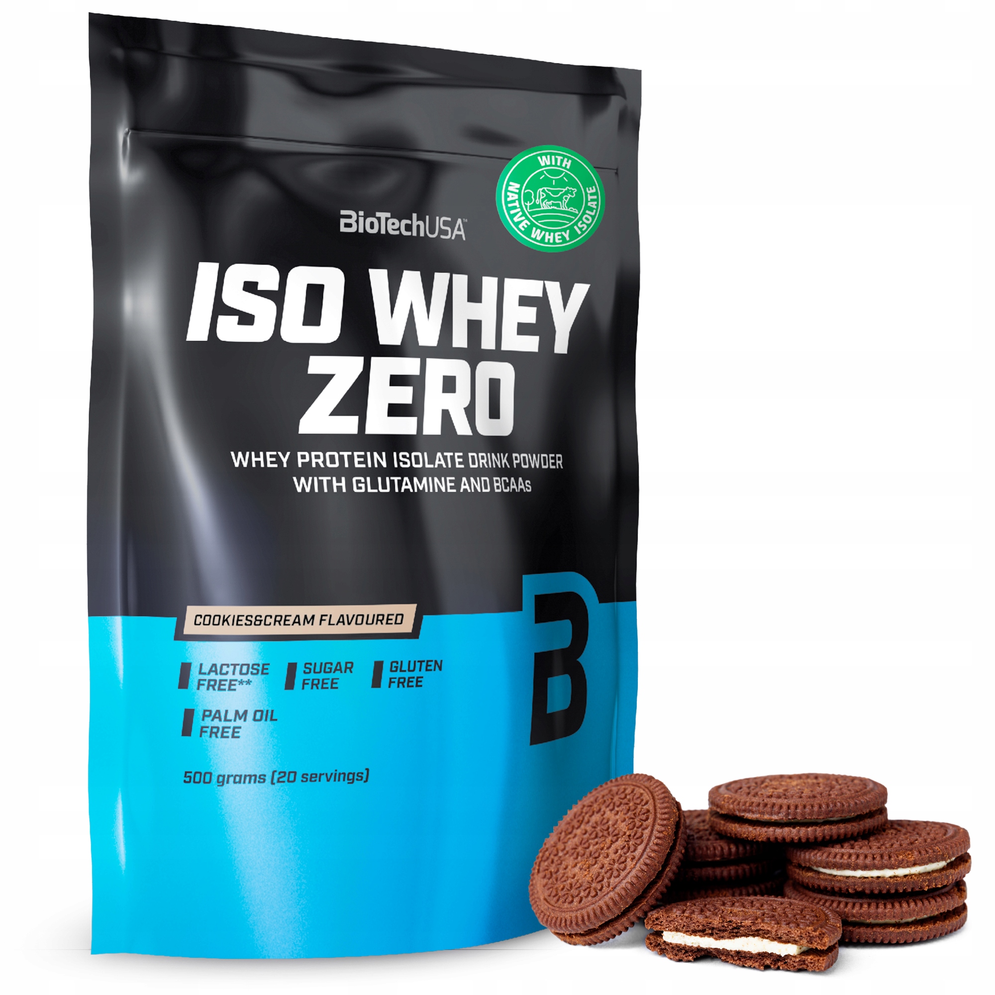 BIOTECH ISO WHEY ZERO 500g IZOLÁTNY PROTEÍN WPI Coo