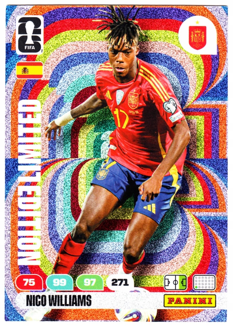 Panini Fifa World Cup 2026 Limited Edition Nico Williams