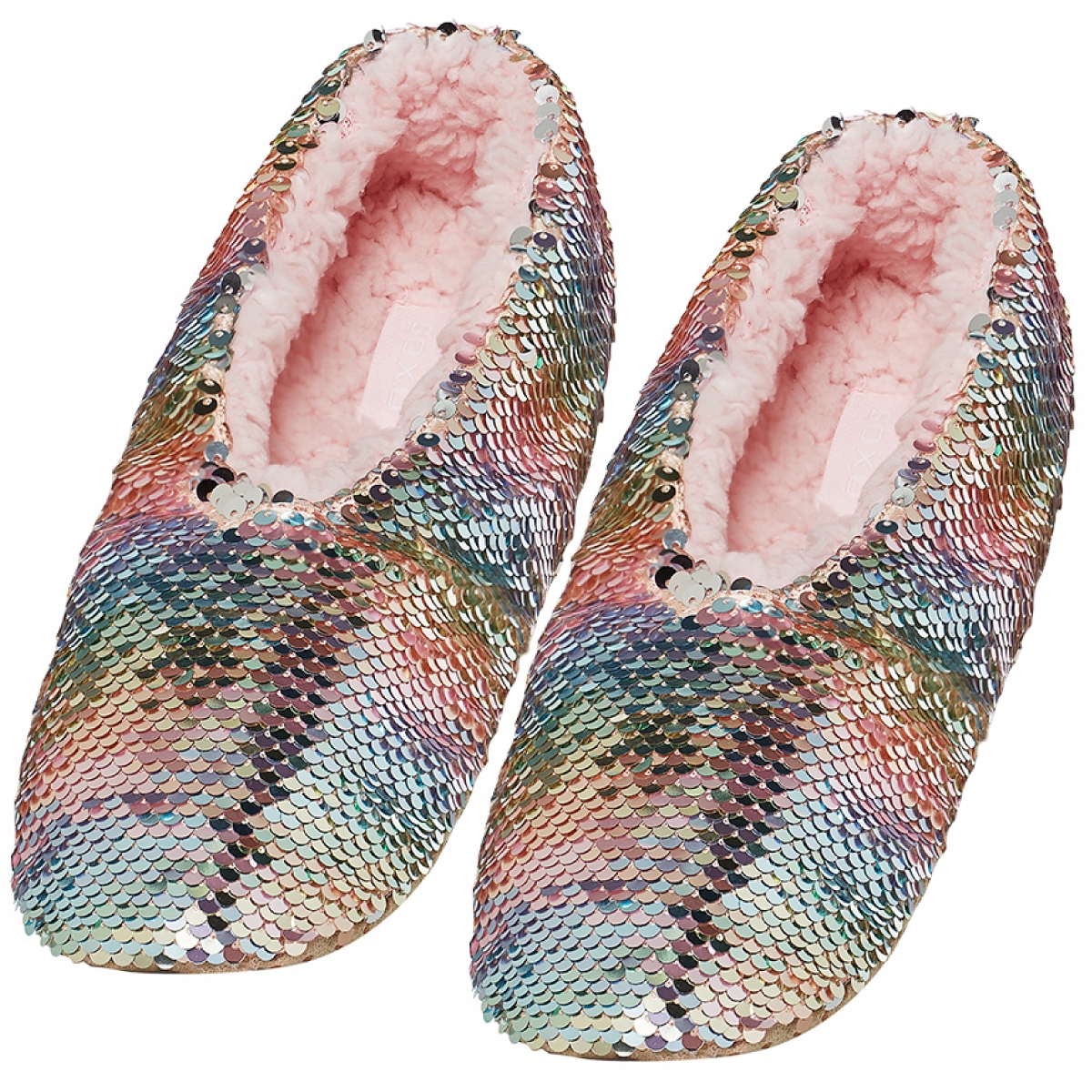 

Kapcie Papcie Damskie Soxo Domowe Ciepłe Cekiny