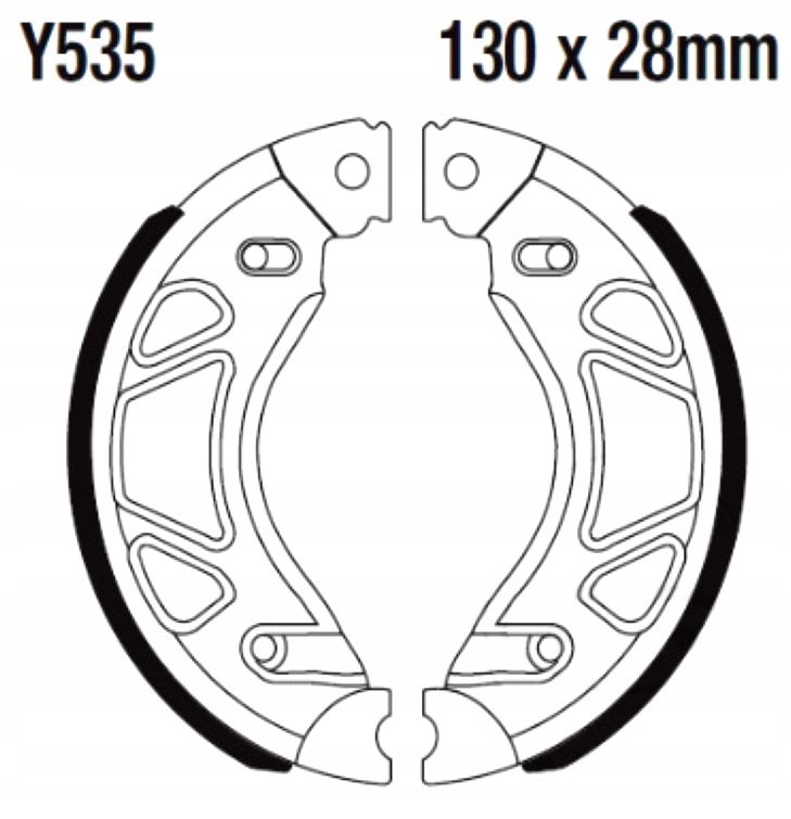 Brzdové Čelisti Yamaha Ybr 125 Custom 250