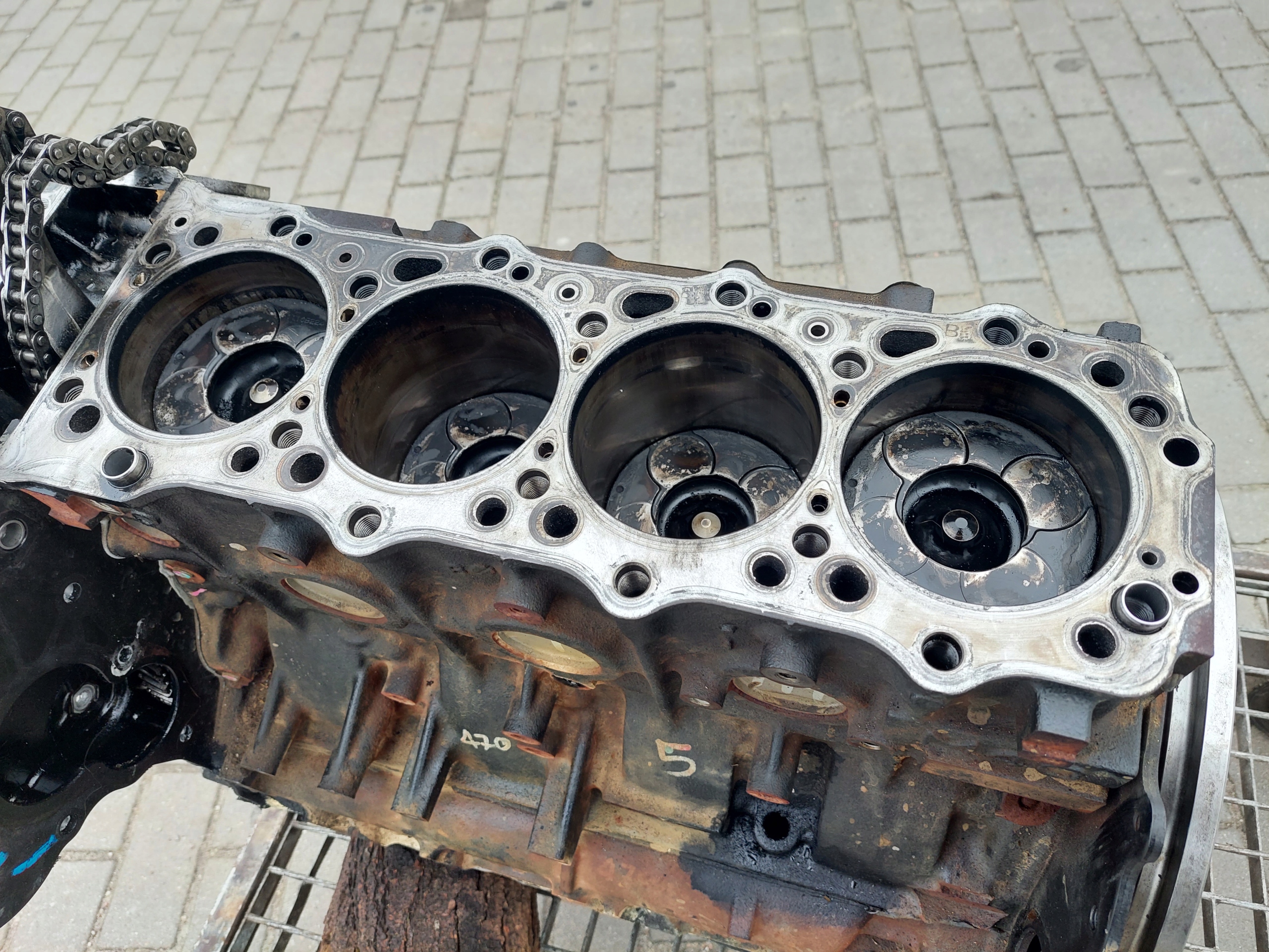 DOL BLOK crank pistons engine 4M41U MITSUBISHI PAJERO 4 IV 3.2 D DID