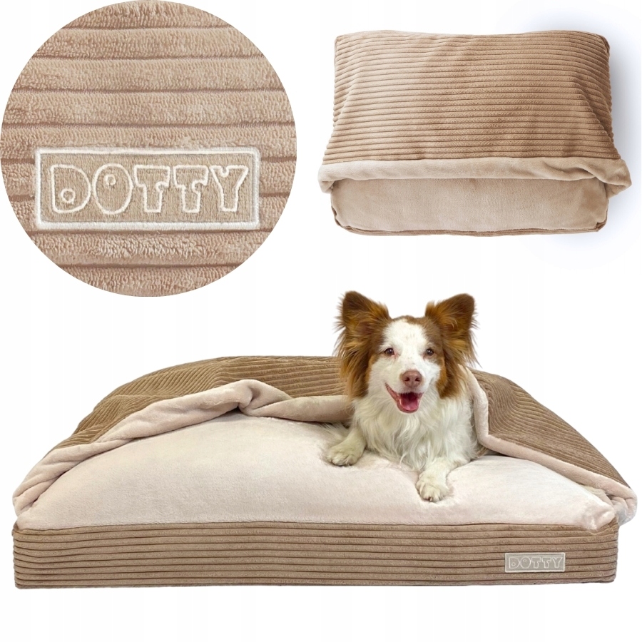 Levně Pelíšek Norka pro psa pelíšek pro jezevčíka s kapucí a norkovou dekou