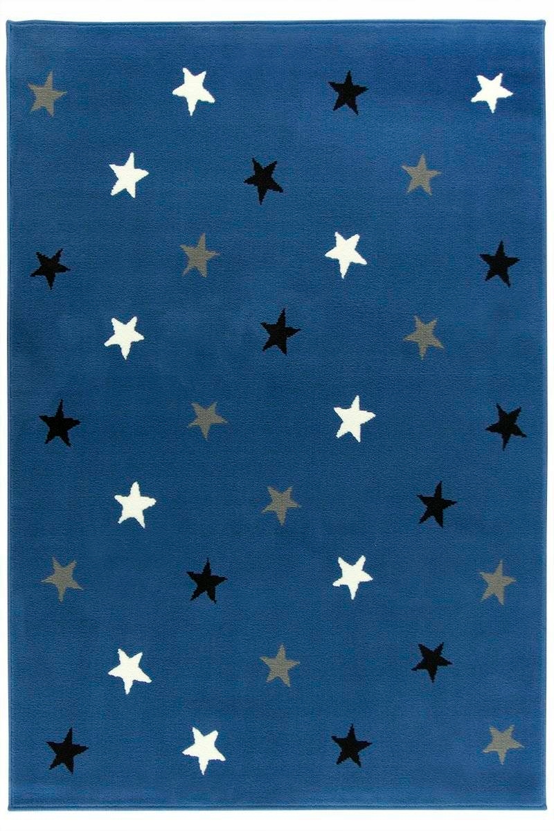 

140x200 cm Dywan W Gwiazdki Jeansowy Niebieski