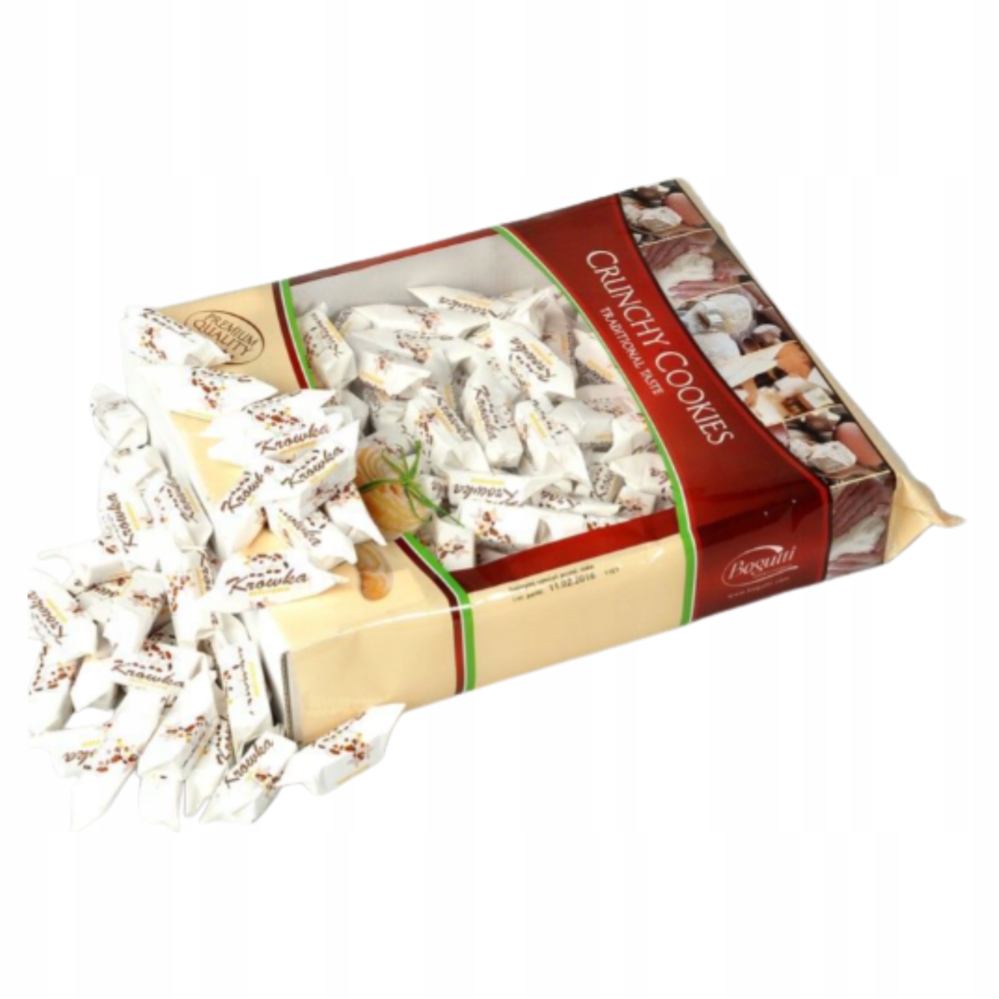 Levně 2x Bogutti Mléčný Bonbón Krówka Tahající se Bonbóny Sladká Svačinka 2kg 1 Ks