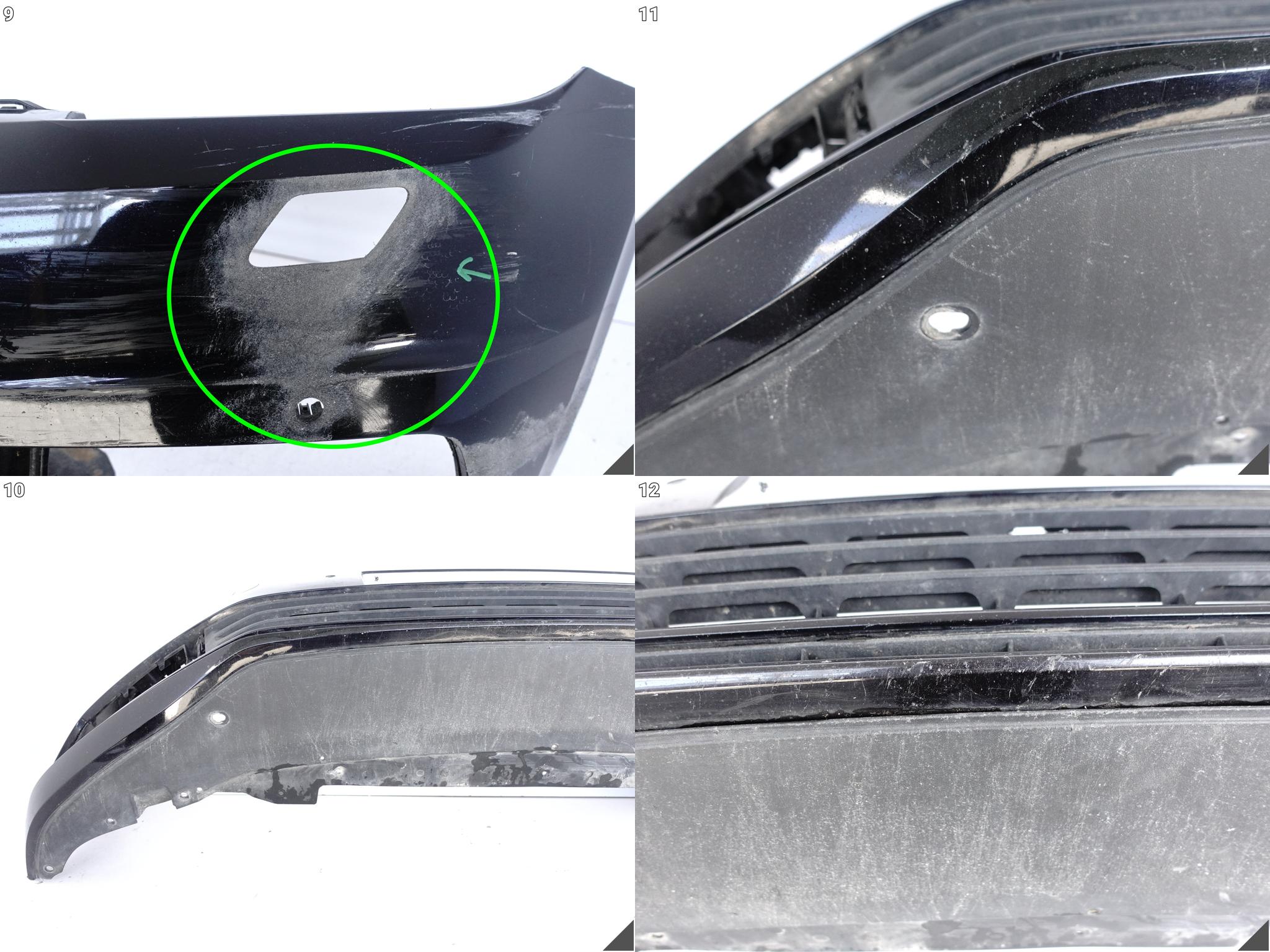 VW TOURAN II 5TA 15- bumper BUMPER + grille + cover front (4xPDC/washers)