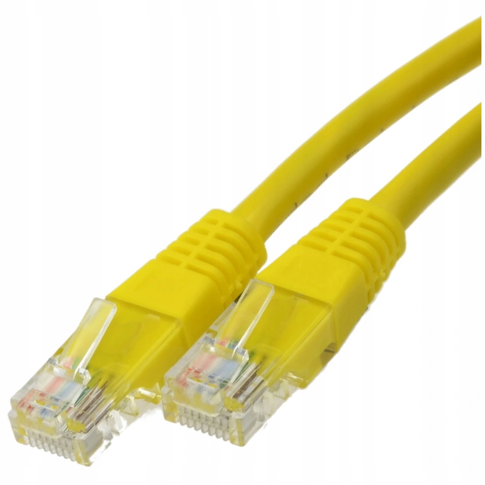 

Kabel Sieciowy Lan RJ45 Utp KAT.5E Żółty 0,25m
