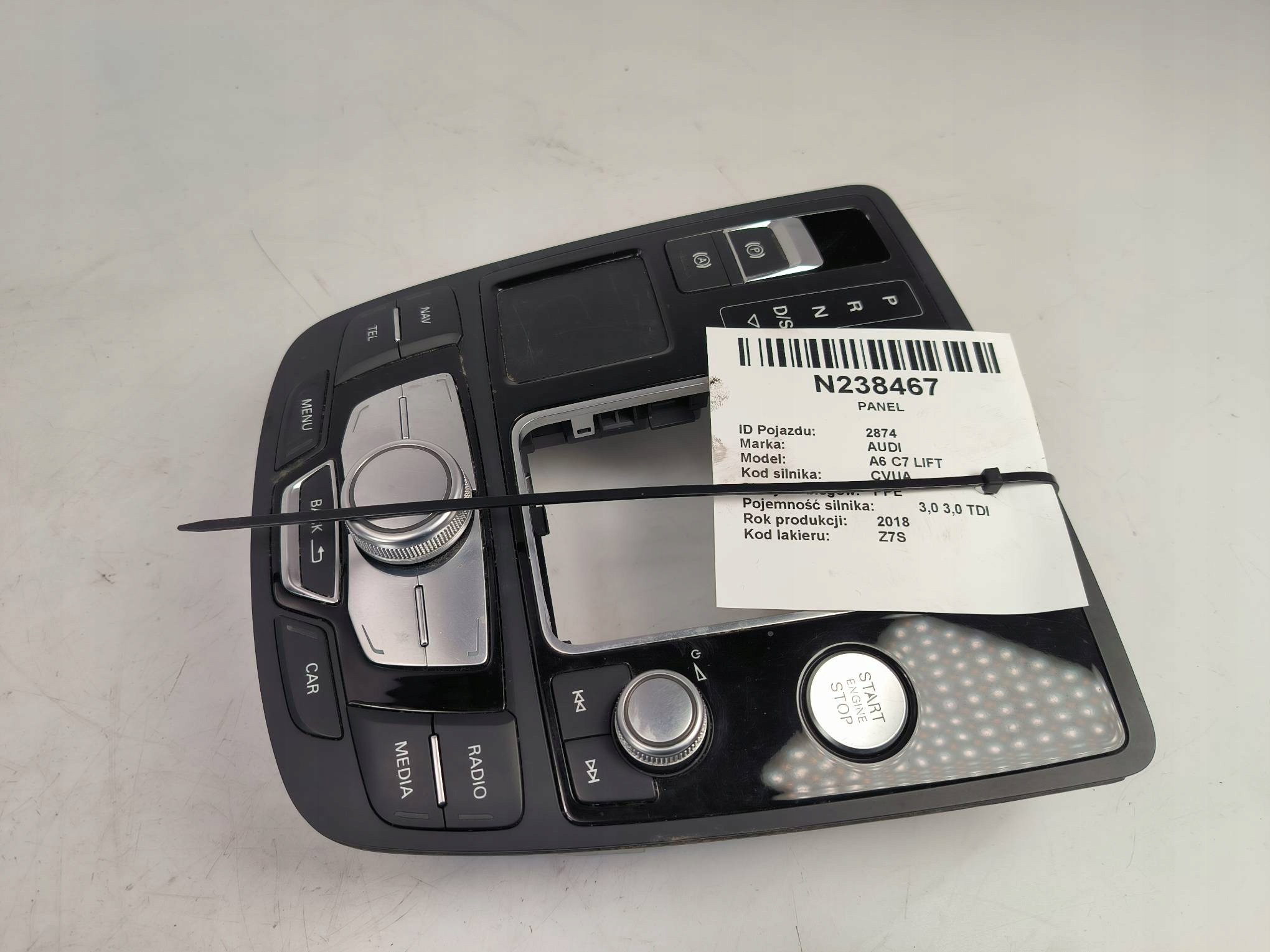 control panel MMI 4G1919610F AUDI A6 C7 LIFT