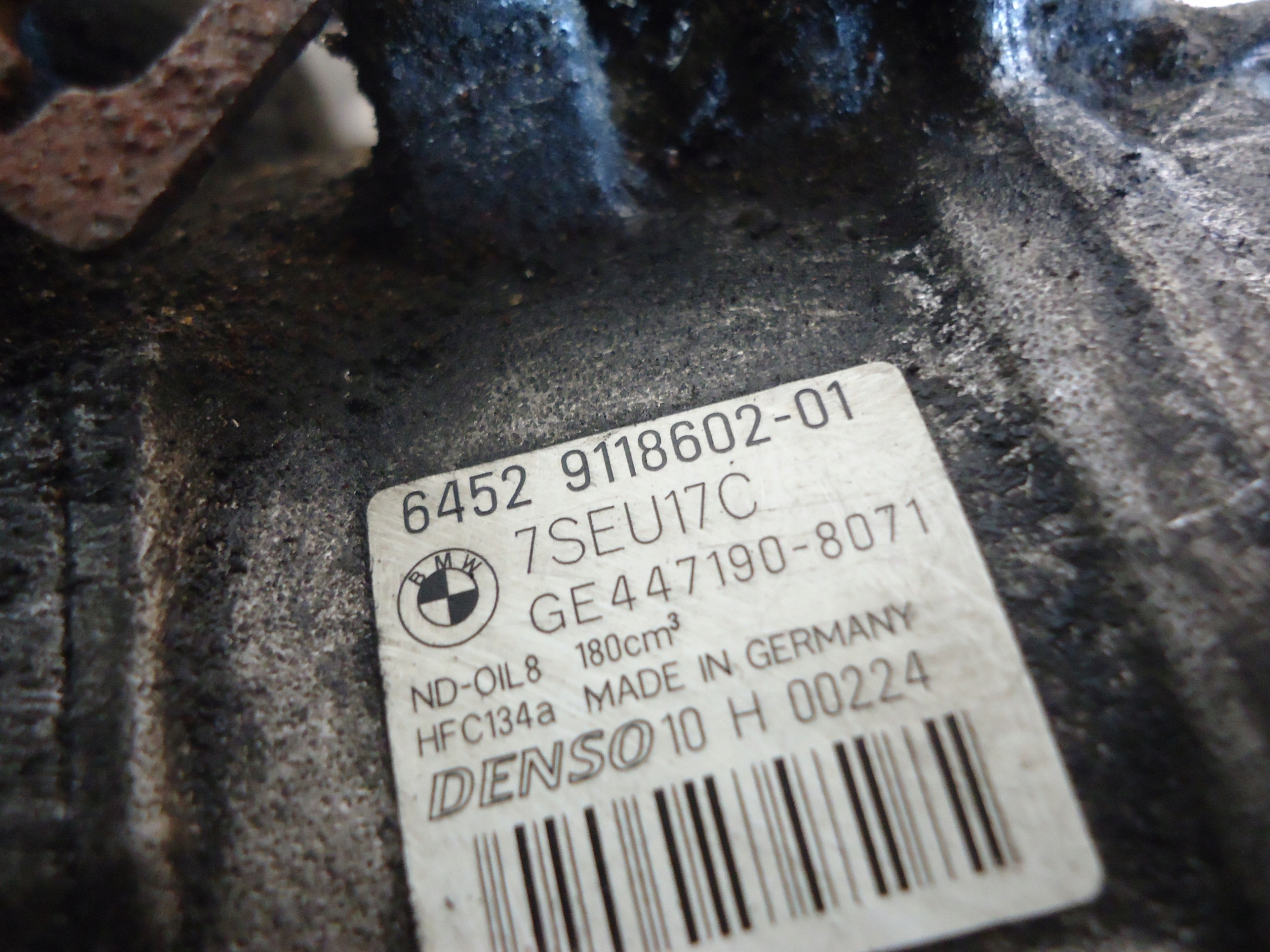 BMW E91 E92 kompresor klimatizaci 9118602 447190-8071