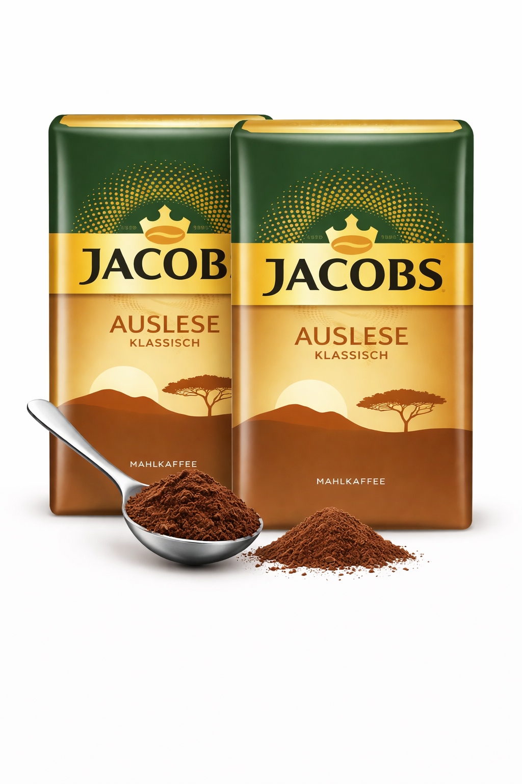 Mletá káva Jacobs Auslese Klassisch 500 g, klasická chuť a vůně