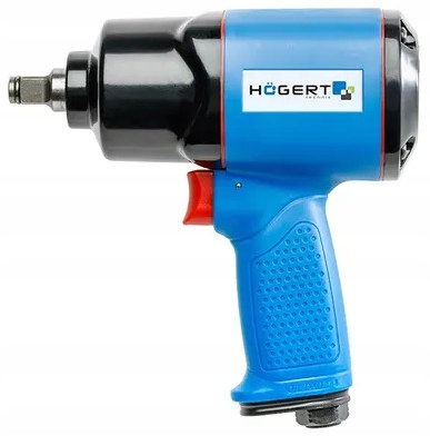 Klucz pneumatyczny udarowy 1/2", 610Nm, Twin hammer Marka Hoegert Technik