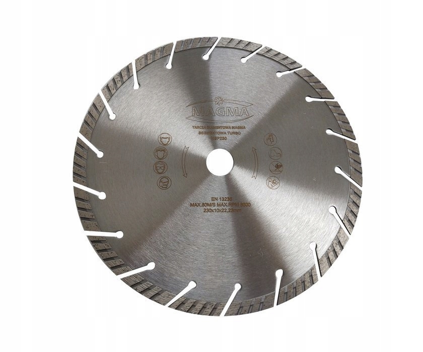

Tarcza Diamentowa Do Betonu Kostki 230MM SEG.10MM