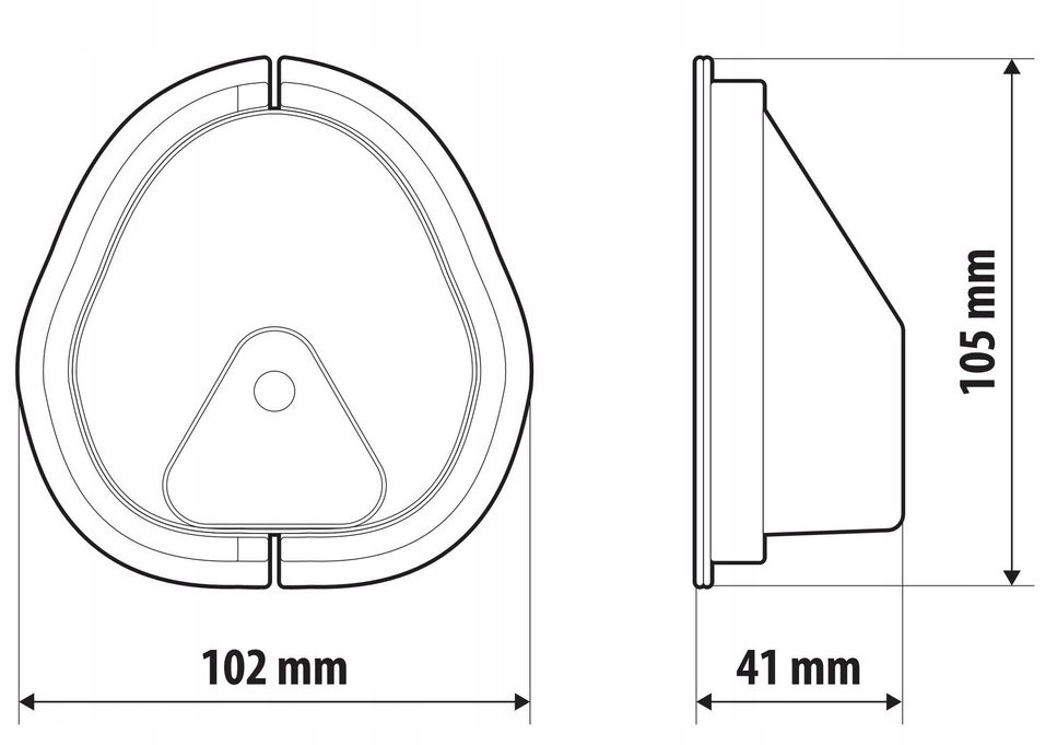 ZAMEK ANTYWŁAMANIOWY DO DRZWI AUT DOSTAWCZYCH BUS Waga produktu z opakowaniem jednostkowym 1.02 kg