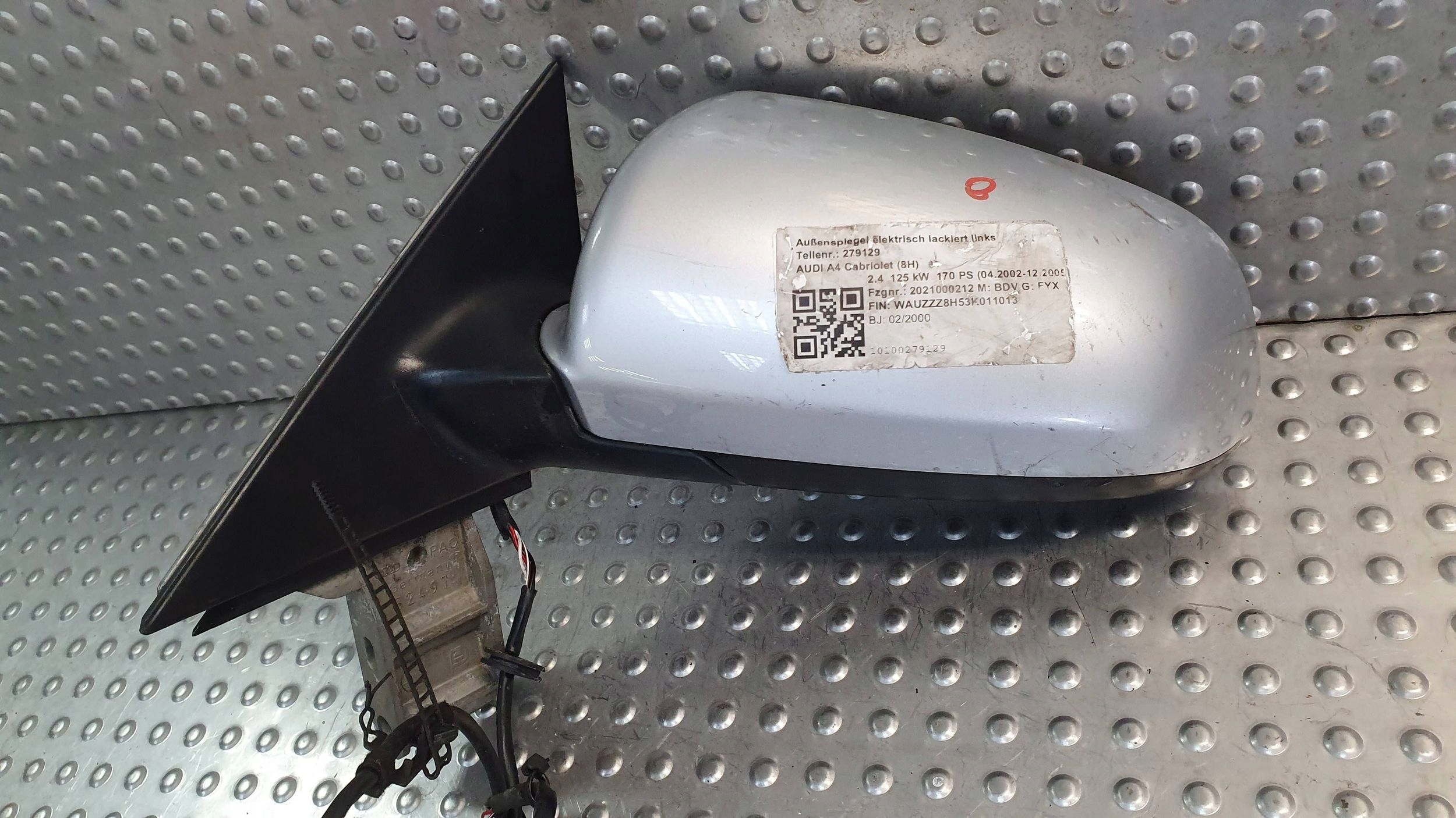 mirror left Audi A4 Cabrio 5 PIN 8H0 00