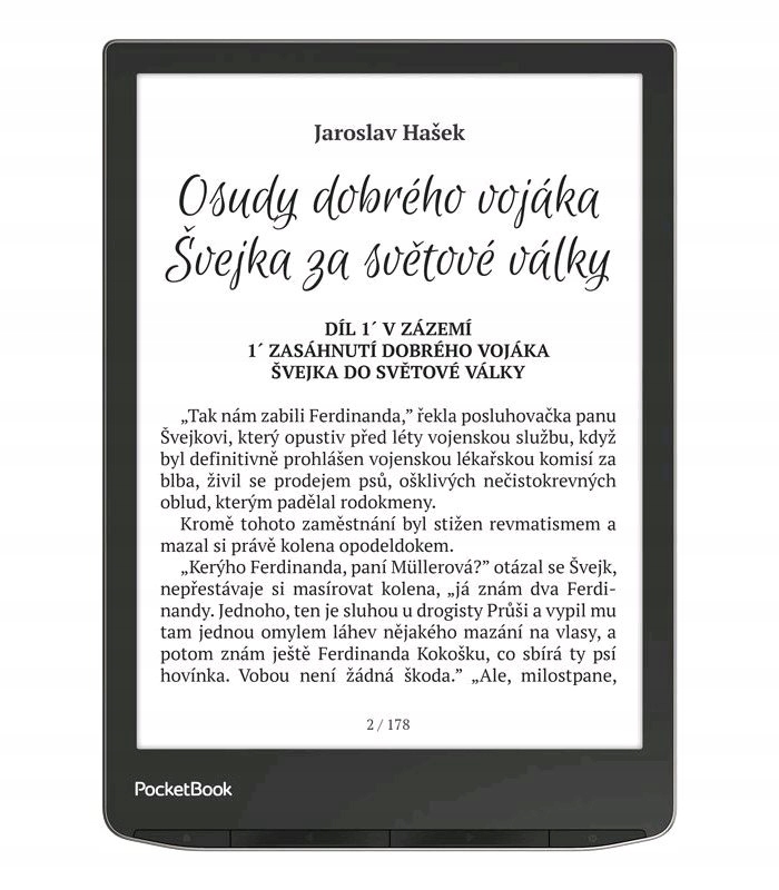 E-book Pocketbook 743G InkPad 4 Stardust Silver, strieborný