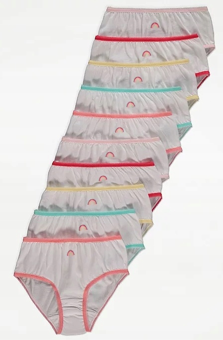 

George Majtki Figi 10szt 92-98cm 2-3L Tęcza Białe