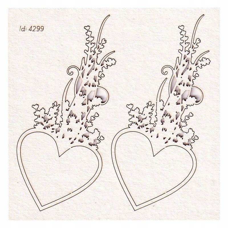 Lavender Mist - hearts - serca