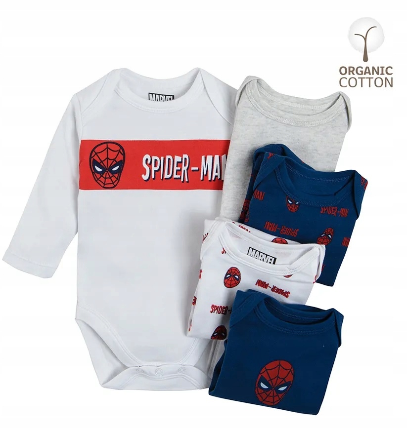 

Cool Club Body Długi Ręk 5szt 18-24 92cm Spiderman