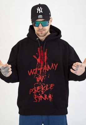 Mikina Demonologie S Kapucí Vítejte v černé pekle