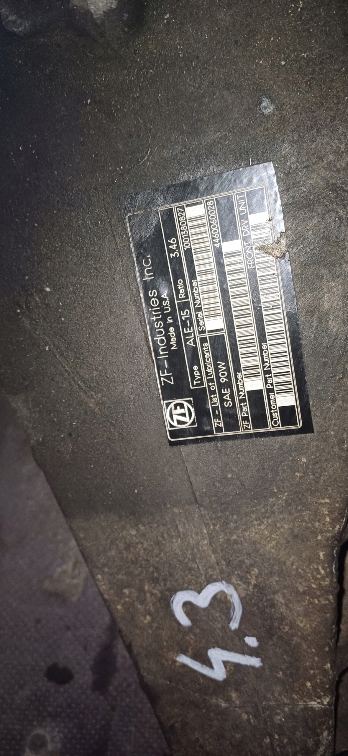 MERCEDES W163 4.3 differenziale DIFFERENZIALE differenziale 3.46 Anteriore