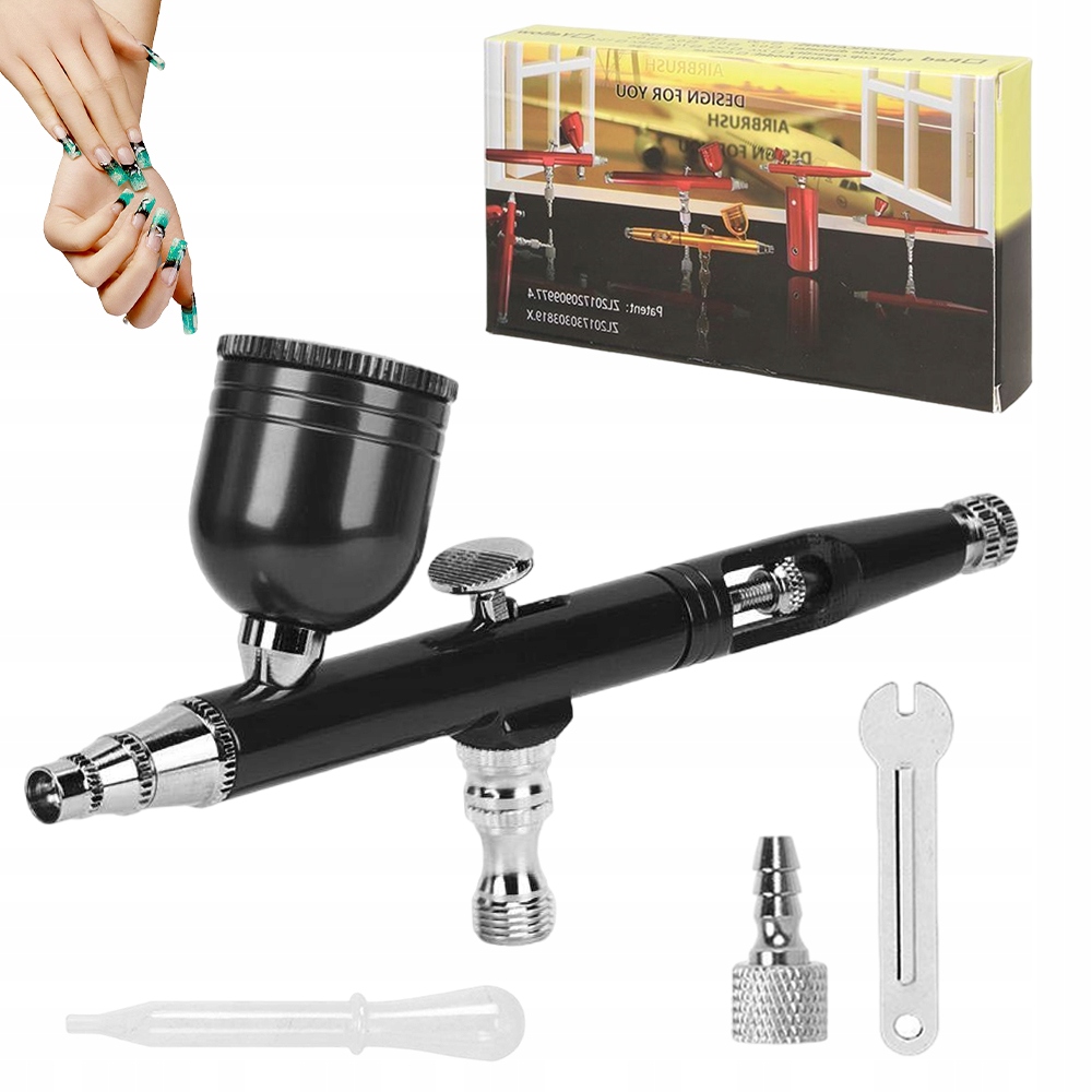 Airbrush Malířská Lakovací Pistole Precizní Modelářské Malování 0,3