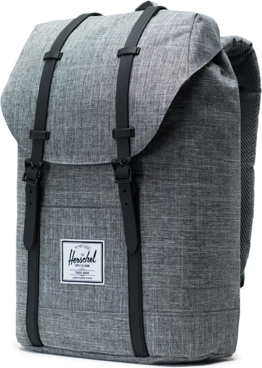 Batoh Herschel Retreat 19,5L Raven Crosshatch